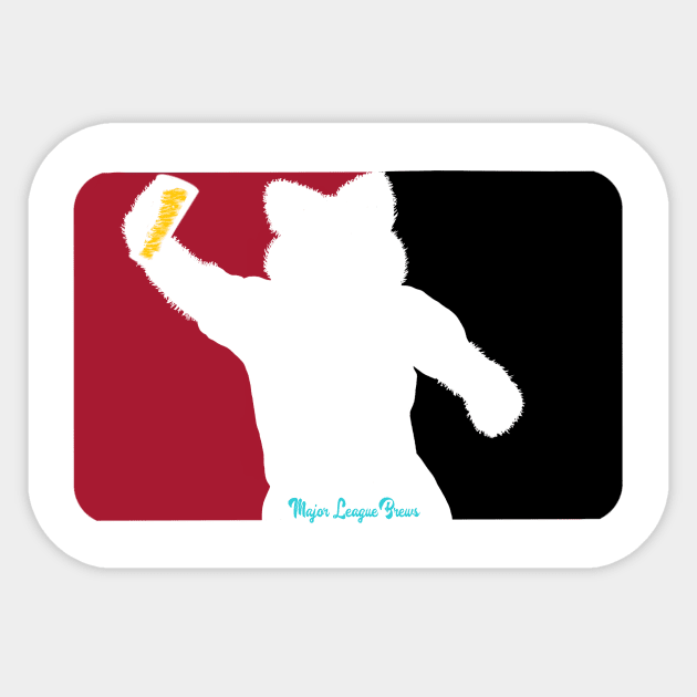 Baxter Mascot Major League Brews Sticker by Major League Brews 